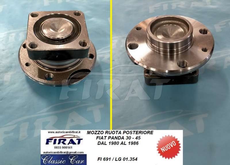 MOZZO RUOTA FIAT PANDA 30 - 45 POST. (691)